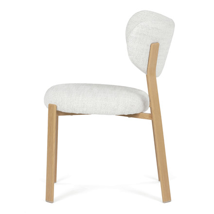 Moderní jídelní židle Autronic hnědá, látka, HC-L3125 OAK (3)