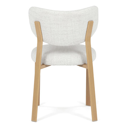 Moderní jídelní židle Autronic hnědá, látka, HC-L3125 OAK (4)