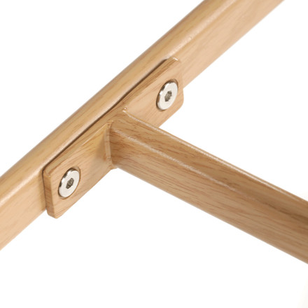 Barová židle Autronic bílá, látka, AUB-L3125 OAK (7)
