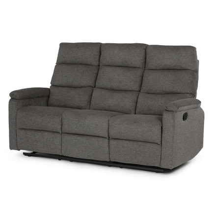 Sedací souprava Autronic polohovací, šedá, látka, ASD-C5980 GREY2 (2)