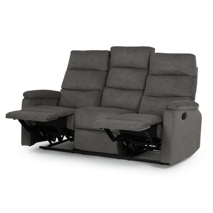 Sedací souprava Autronic polohovací, šedá, látka, ASD-C5980 GREY2 (3)