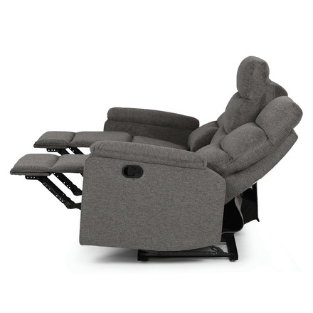 Sedací souprava Autronic polohovací, šedá, látka, ASD-C5980 GREY2 (4)