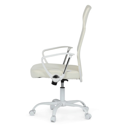 Kancelářská židle Autronic houpací mechanismus, béžová látka, KA-W3109 BG (3)