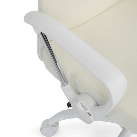 Kancelářská židle Autronic houpací mechanismus, béžová látka, KA-W3109 BG (7)