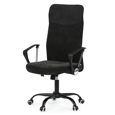 Kancelářská židle Autronic houpací mechanismus, černá látka, KA-W3109 BK