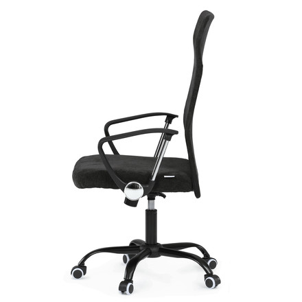 Kancelářská židle Autronic houpací mechanismus, černá látka, KA-W3109 BK (3)