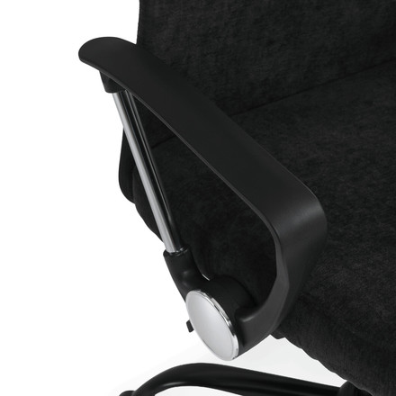 Kancelářská židle Autronic houpací mechanismus, černá látka, KA-W3109 BK (6)