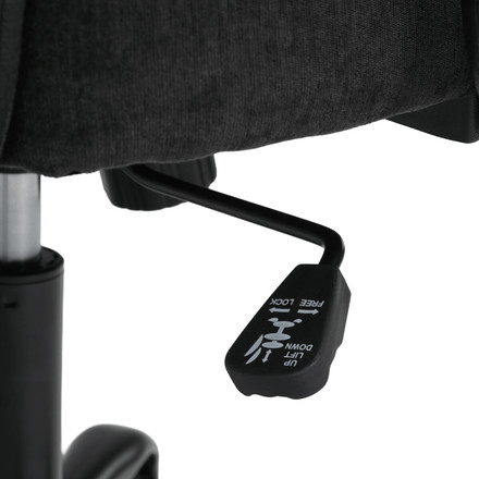 Kancelářská židle Autronic houpací mechanismus, černá látka, KA-W3109 BK (8)
