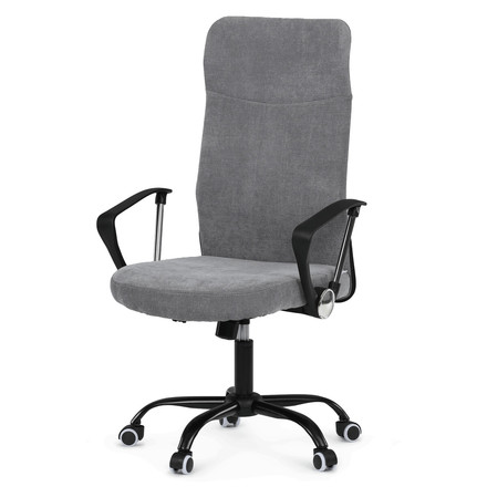 Kancelářská židle Autronic houpací mechanismus, šedá látka, KA-W3109 GREY