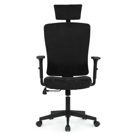 Kancelářská židle Autronic houpací mechanismus, černá látka, KA-W3137 BK (2)