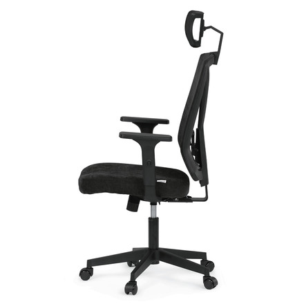 Kancelářská židle Autronic houpací mechanismus, černá látka, KA-W3137 BK (3)