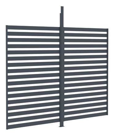 Fixní lamelová stěna G21 fixní lamelová stěna 3x2,6 m pro pergolu Trenton