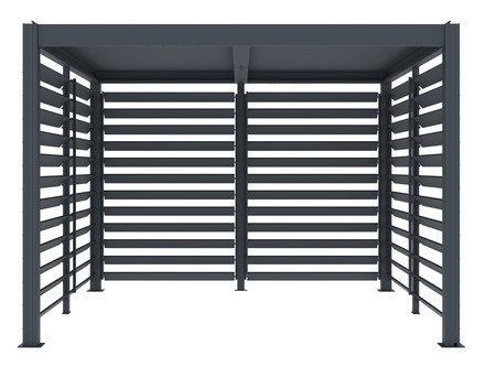 Otočná lamelová stěna G21 otočná lamelová stěna 2,8x2,2 m pro pergolu Austin (3)