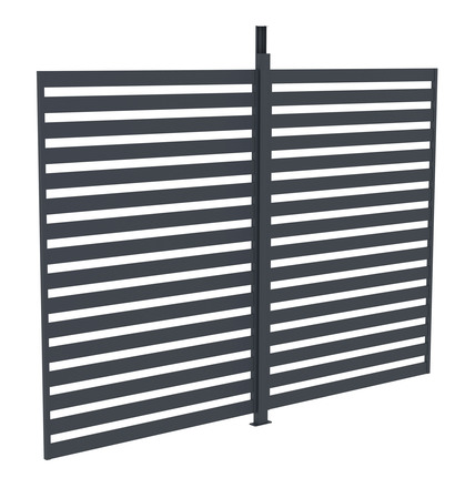 Fixní lamelová stěna G21 fixní lamelová stěna 2,8x2,2 m pro pergolu Austin