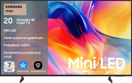 UHD QLED televize Samsung Mini LED UE43M70H