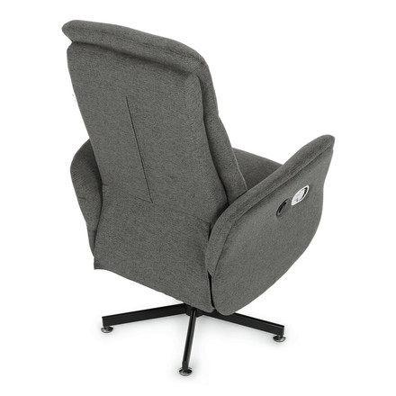 Polohovací křeslo Autronic elektrické zabudované ovládání, šedá, látka, TV-C5479 GREY2 (11)