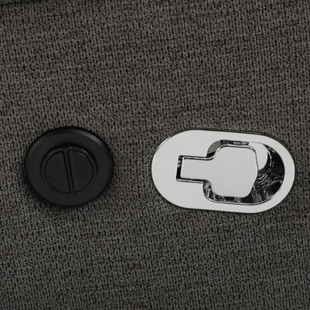 Polohovací křeslo Autronic elektrické zabudované ovládání, šedá, látka, TV-C5479 GREY2 (19)