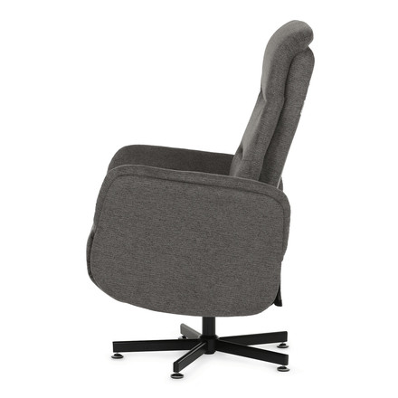 Polohovací křeslo Autronic elektrické zabudované ovládání, šedá, látka, TV-C5479 GREY2 (4)