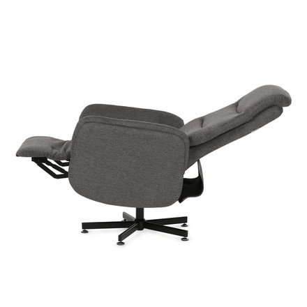 Polohovací křeslo Autronic elektrické zabudované ovládání, šedá, látka, TV-C5479 GREY2 (5)