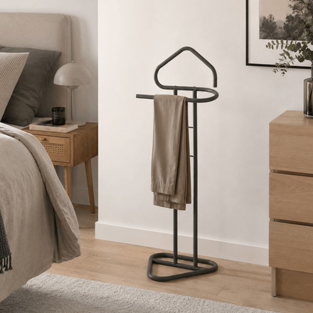 Němý sluha Autronic kov, šedá, 81119 GREY (1)