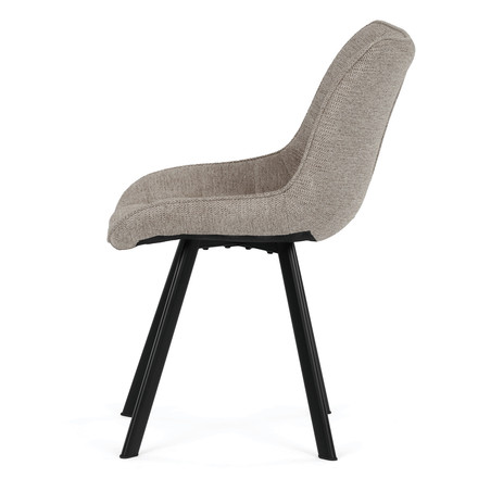 Moderní jídelní židle Autronic béžová, látka, HC-V3068 CAP2 (3)