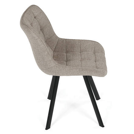 Moderní jídelní židle Autronic béžová, látka, HC-V3068 CAP2 (7)