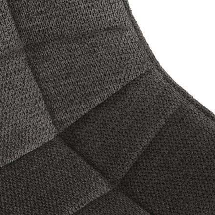 Moderní jídelní židle Autronic šedá, látka, HC-V3068 GREY2 (10)