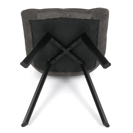 Moderní jídelní židle Autronic šedá, látka, HC-V3068 GREY2 (12)