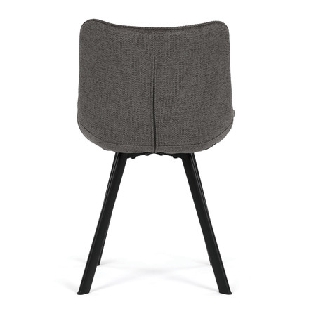 Moderní jídelní židle Autronic šedá, látka, HC-V3068 GREY2 (5)