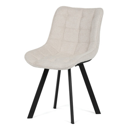 Moderní jídelní židle Autronic béžová, látka, HC-V3068 CRM2