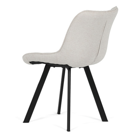 Moderní jídelní židle Autronic béžová, látka, HC-V3068 CRM2 (4)