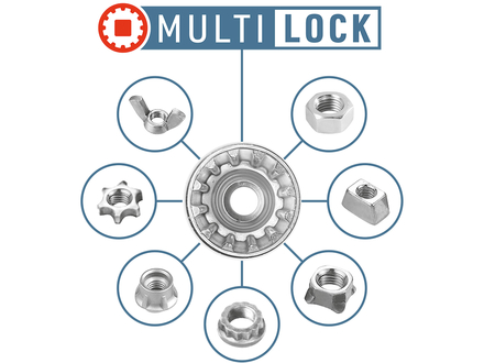 Nástrčné hlavice Extol Premium 8818111 prodloužené, MULTI-LOCK, sada 11ks, 1/4"(4-13mm), CrV (1)
