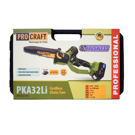 Sada aku ruční pilka a nůžky na větve Procraft PKA32Li + ES22Libb (6)