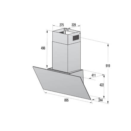 Komínový odsavač par Gorenje WHI96236B (6)