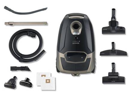 Tyčový vysavač Gorenje VCE48AFBKGO (1)