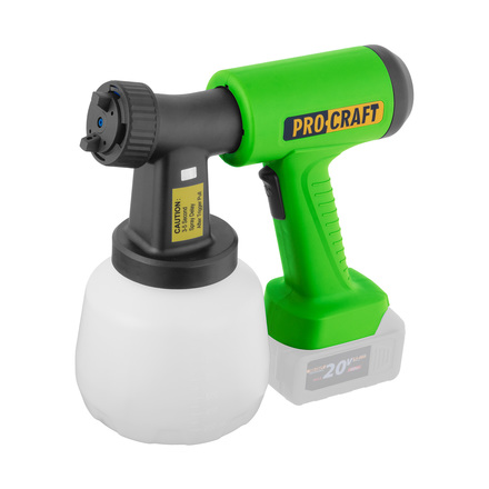 Aku stříkací pistole Procraft PSE22bb s funkcí ofukování (bez baterie a nabíječky) (1)