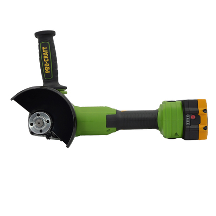Aku úhlová bruska Procraft PWA220 + 10x řezný kotouč CD125x1.0 (6)