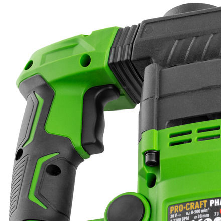 Aku vrtací kladivo Procraft PHA50-1b-c SDS MAX (7)
