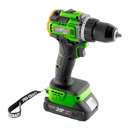 Aku vrtací šroubovák Procraft PA18LiH se sadou bitů BS-37 (2)
