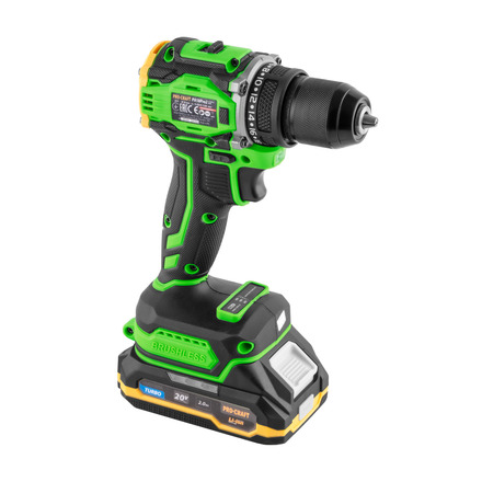 Aku vrtací šroubovák Procraft PA18Pro2 + sada bitů (2)