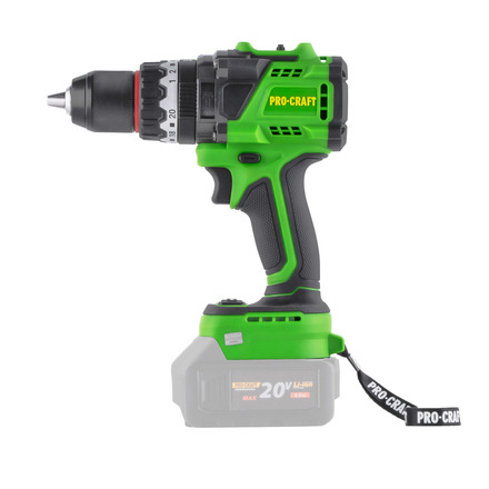 Aku vrtací šroubovák Procraft PA18ProBL (bez baterie a nabíječky) (3)
