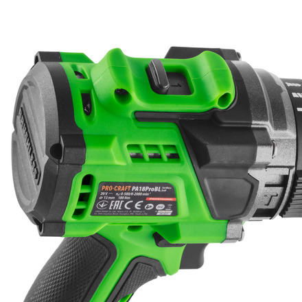 Aku vrtací šroubovák Procraft PA18ProBL-1B-C (7)