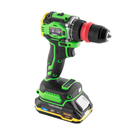 Aku vrtací šroubovák Procraft PA18ProDFR2 + sada bitů (2)