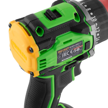Aku vrtací šroubovák Procraft PA18ProDFR2 + sada bitů (6)