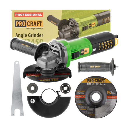 Úhlová bruska Procraft PW2450, 125mm