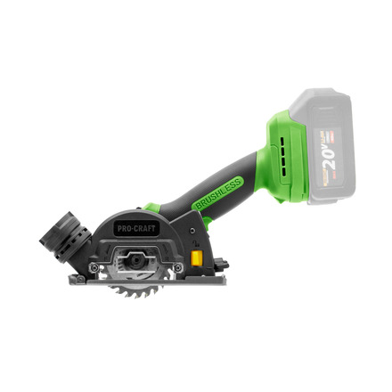 Mini aku kotoučová univerzální pila Procraft PCA16bb (bez baterie a nabíječky) (5)