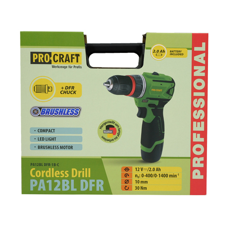 Aku šroubovák Procraft PA12BL DFR (1)
