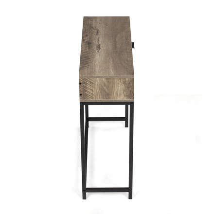 Odkládací stolek Autronic 80x28x77cm, mdf, šedý dub, CT-G1077 GREY (3)