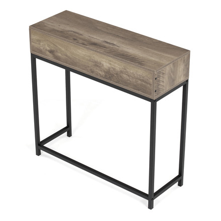 Odkládací stolek Autronic 80x28x77cm, mdf, šedý dub, CT-G1077 GREY (4)
