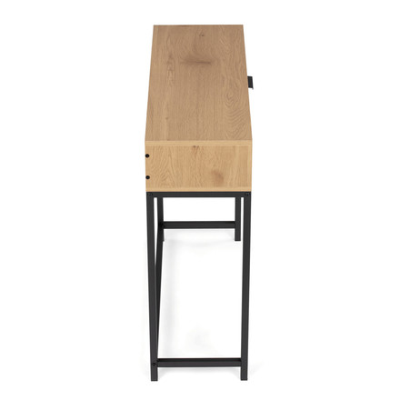 Odkládací stolek Autronic 80x28x77cm, mdf, divoký dub, CT-G1077 OAK (8)